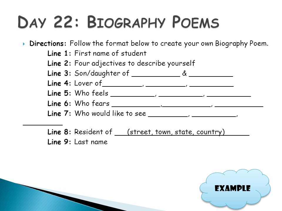 How to write your own biography